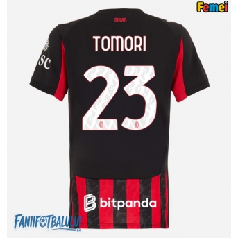 AC Milan Fikayo Tomori #23 Tricou Fotbal Replică 2025-26 Femei Acasa